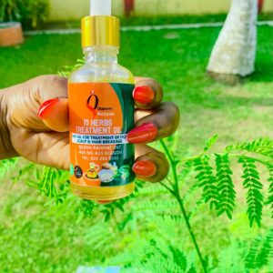 10 herbs hair treatment oil
